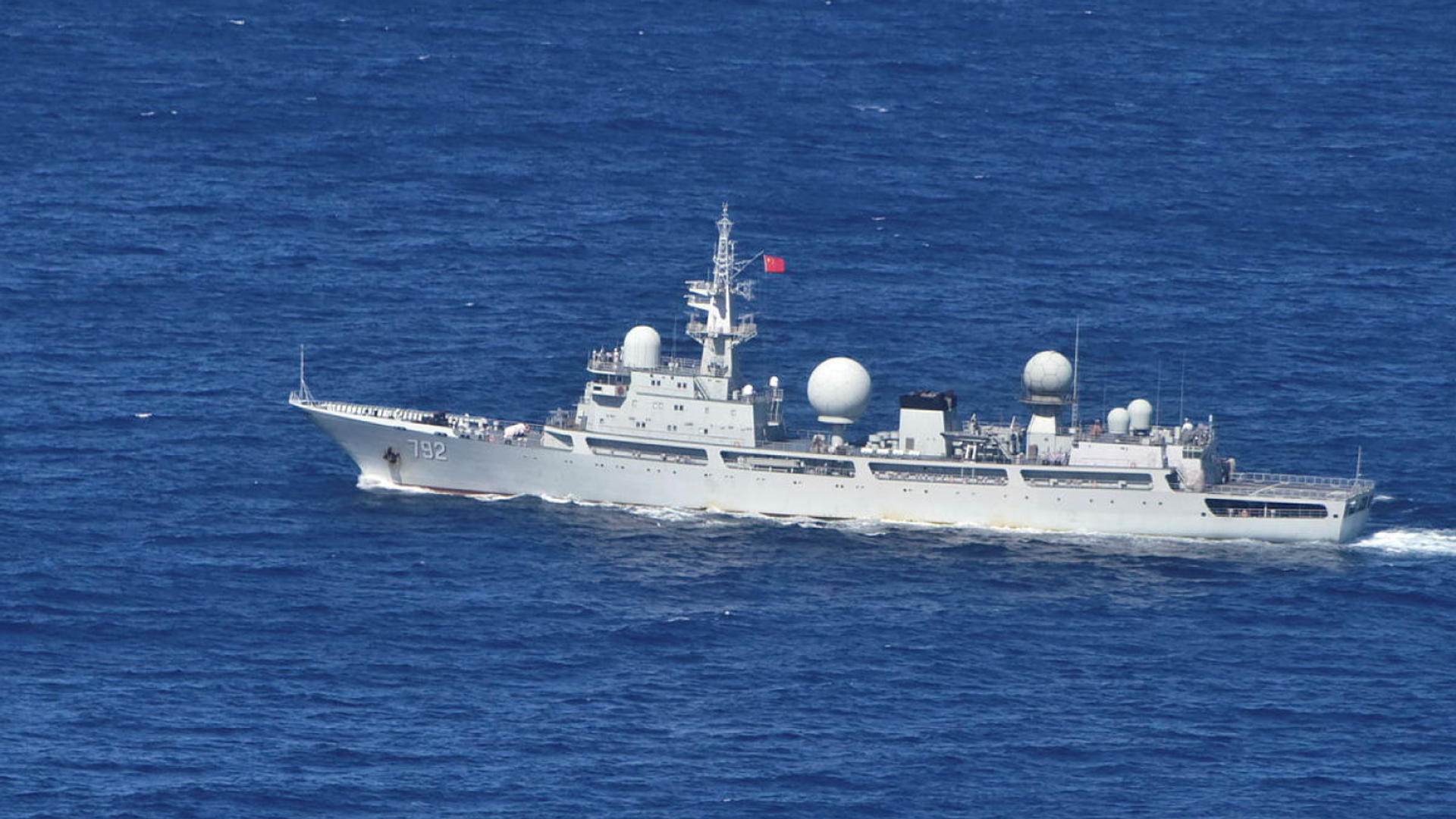The Type 815 (NATO reporting name Dongdiao-class) Haiwangxing, an advanced electromagnetic reconnaissance vessel spotted off the coast of Western Australia in May 2022. The Type 815 (NATO reporting name Dongdiao-class) Haiwangxing, an advanced electromagnetic reconnaissance vessel spotted off the coast of Western Australia in May 2022. - Sputnik International, 1920, 16.05.2022