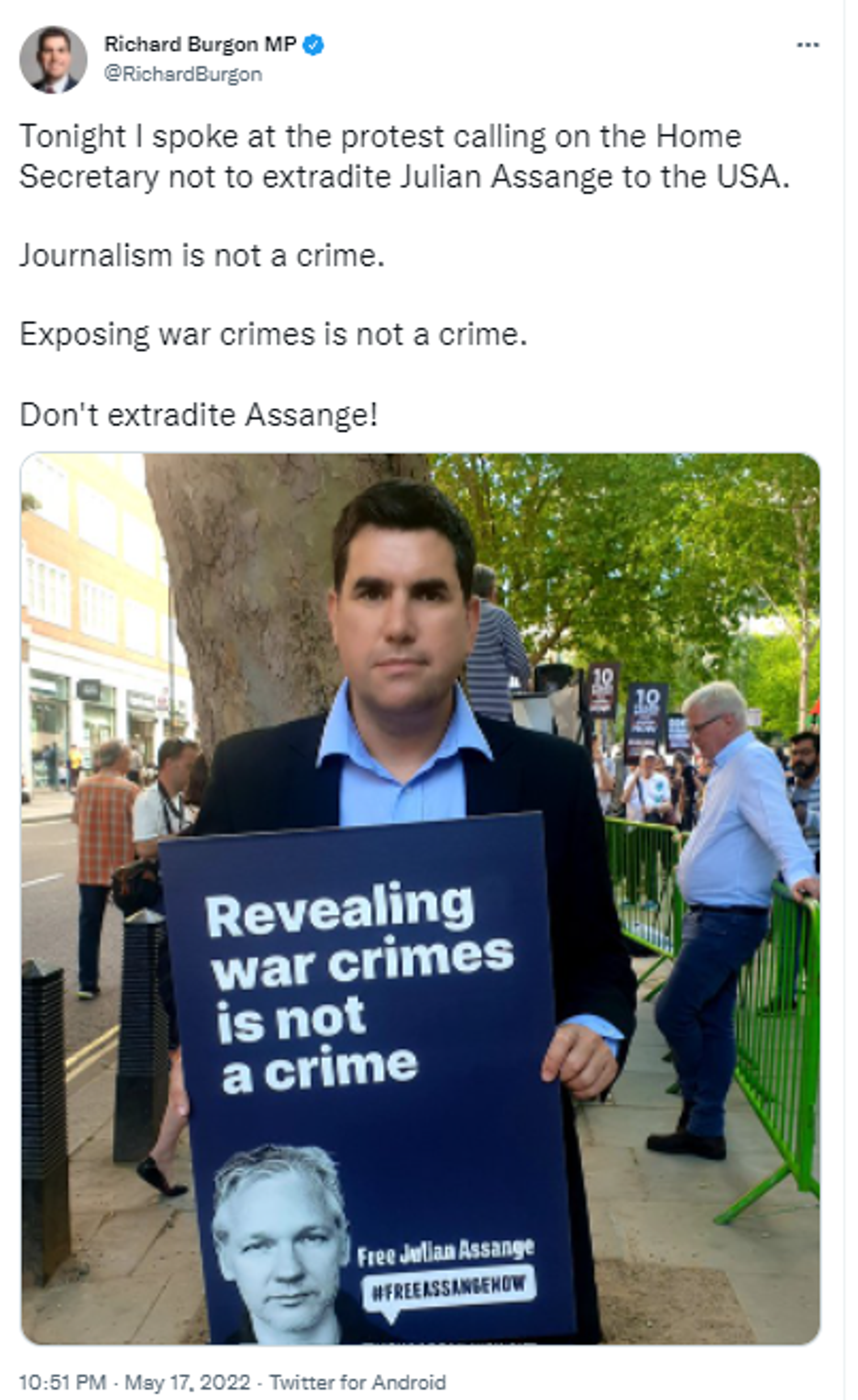 
Richard Burgon on Twitter - Sputnik International, 1920, 17.05.2022