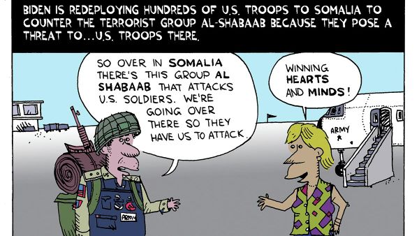 Biden is redeploying hundreds of US troops to Somalia to counter the terrorist group al-Shabaab because they pose a threat to…US troops there. - Sputnik International