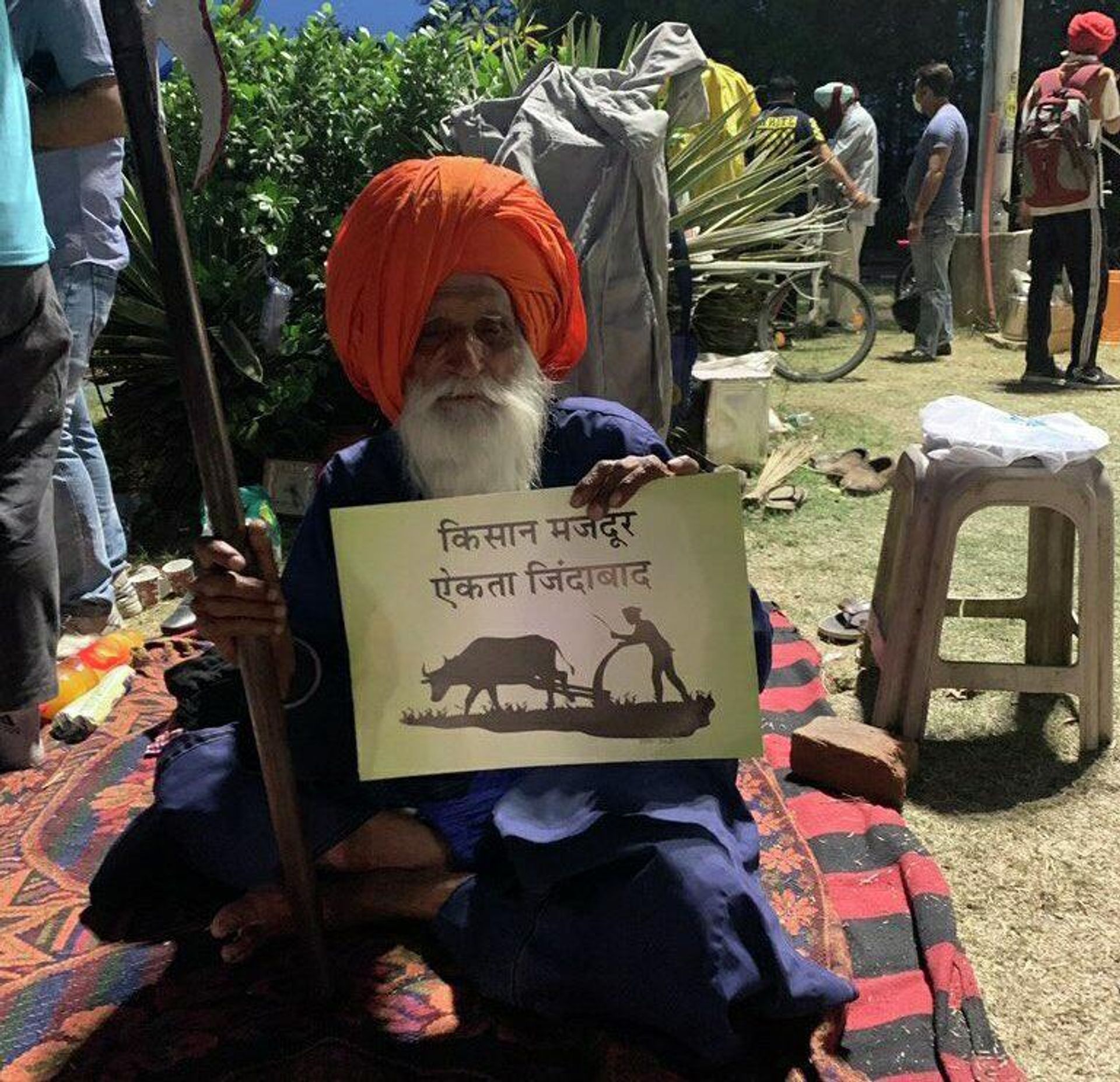Protesting Farmers At India's Chandigarh - Sputnik International, 1920, 18.05.2022