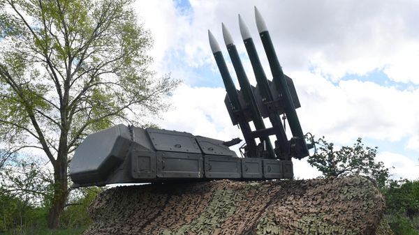 A Russian Buk-M3 air defence system is seen amid Russia's military operation in Ukraine in Kharkov region - Sputnik International