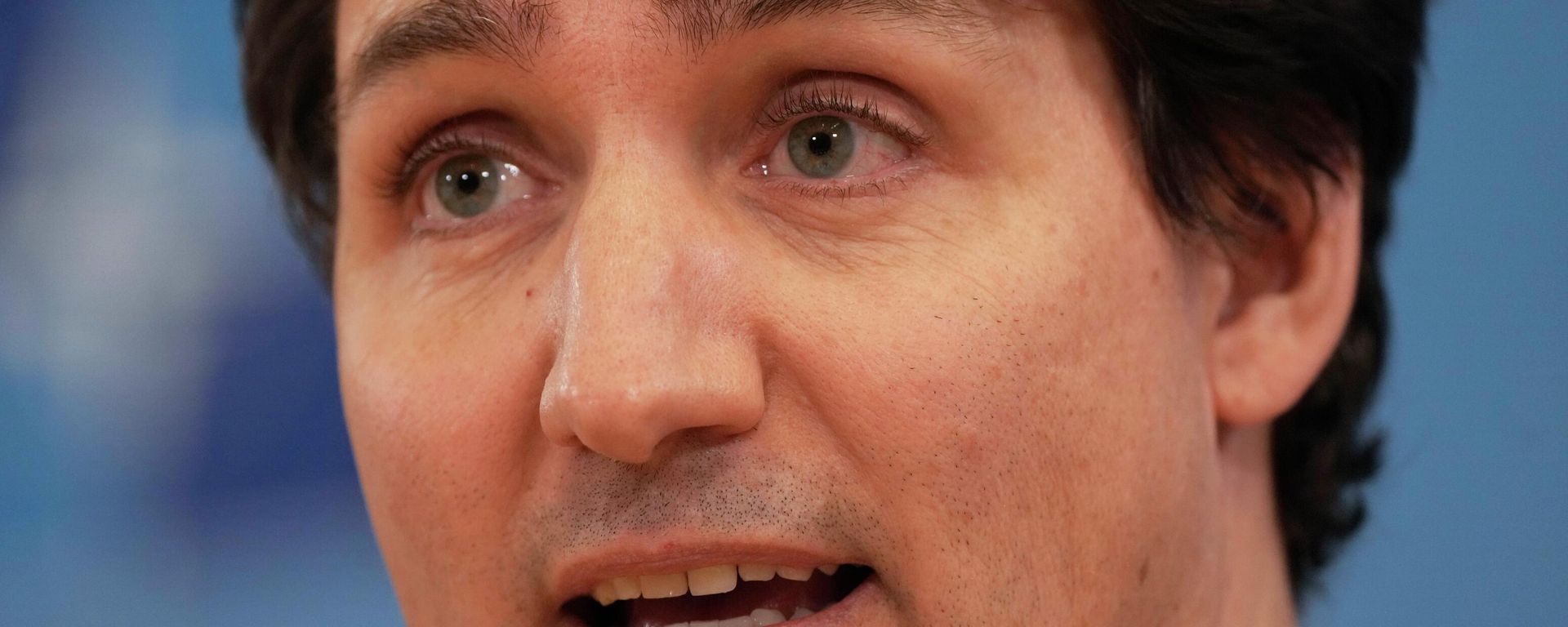 Canadian Prime Minister Justin Trudeau speaks during a media conference, after an extraordinary NATO summit and Group of Seven meeting, at NATO headquarters in Brussels, Thursday, March 24, 2022. - Sputnik International, 1920, 26.08.2022