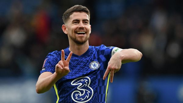 Chelsea's Italian midfielder Jorginho gestures on the pitch after the English FA Cup fourth round football match between Chelsea and Plymouth Argyle at Stamford Bridge in London on February 5, 2022 Chelsea's Italian midfielder Jorginho gestures on the pitch after the English FA Cup fourth round football match between Chelsea and Plymouth Argyle at Stamford Bridge in London on February 5, 2022 - Sputnik International