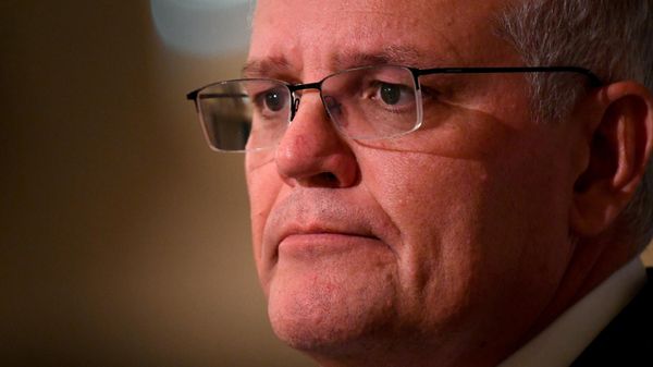 Australian prime minister Scott Morrison speaks at the Australia-Israel Chamber of Commerce luncheon as he campaigns in Melbourne on May 18, 2022 ahead on the May 21 general election Australian prime minister Scott Morrison speaks at the Australia-Israel Chamber of Commerce luncheon as he campaigns in Melbourne on May 18, 2022 ahead on the May 21 general election - Sputnik International