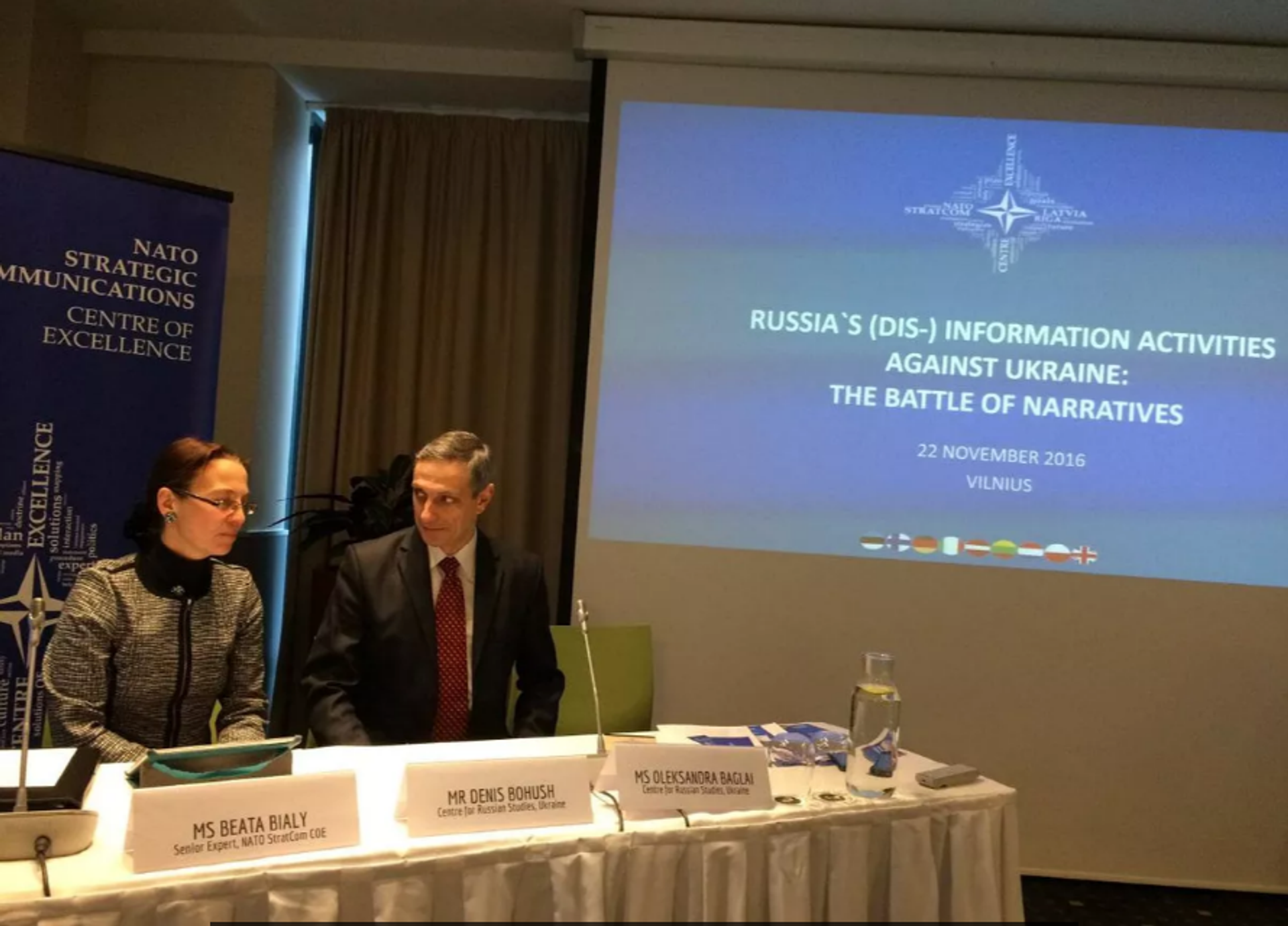 Denis Bogush at the NATO Strategic Communications event in Vilnius. - Sputnik International, 1920, 21.05.2022