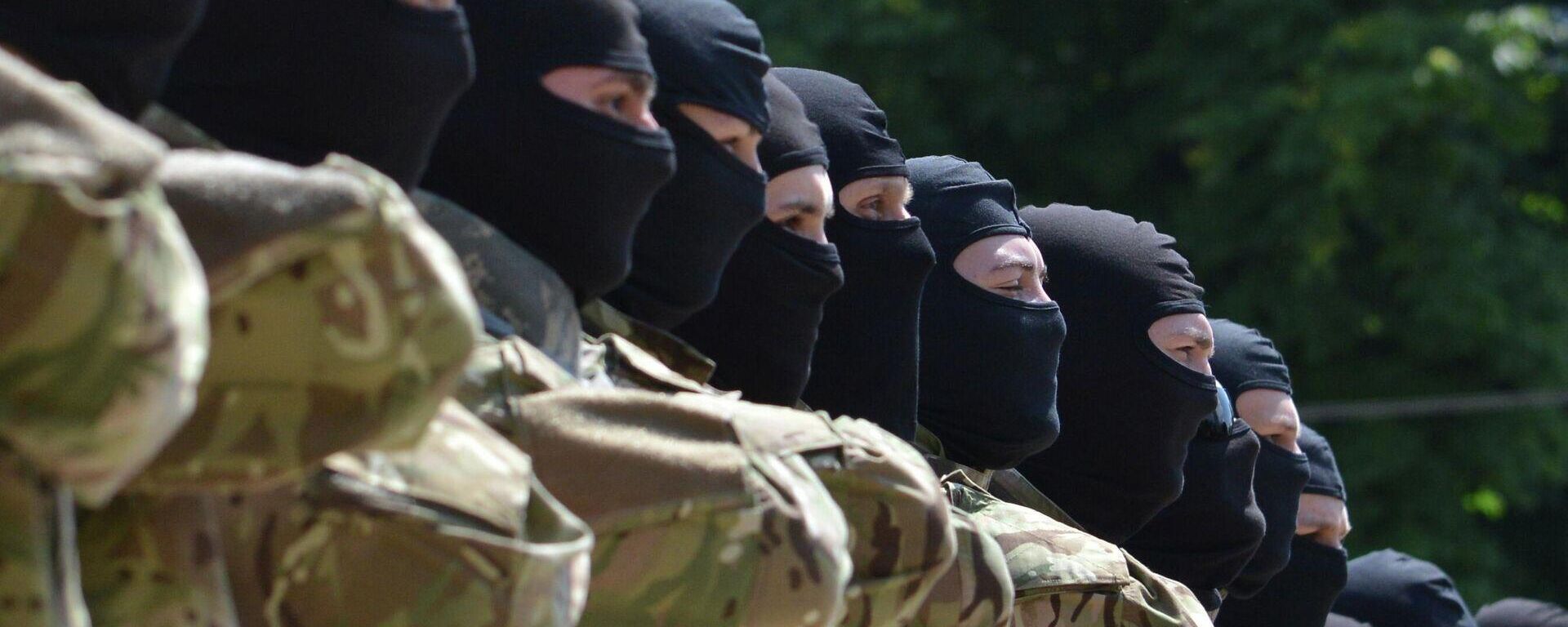 Nationalists of the Azov Battalion. - Sputnik International, 1920, 04.03.2022