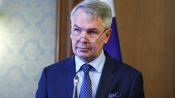 Finnish Foreign Minister Pekka Haavisto attends a news conference - Sputnik International