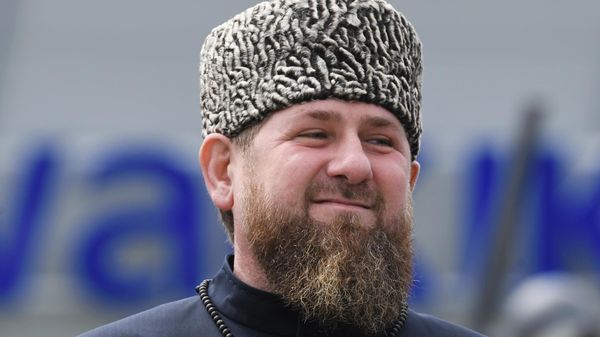 Head of the Chechen Republic Ramzan Kadyrov at a military parade dedicated to the 77th anniversary of victory in the Great Patriotic War in Grozny. - Sputnik International