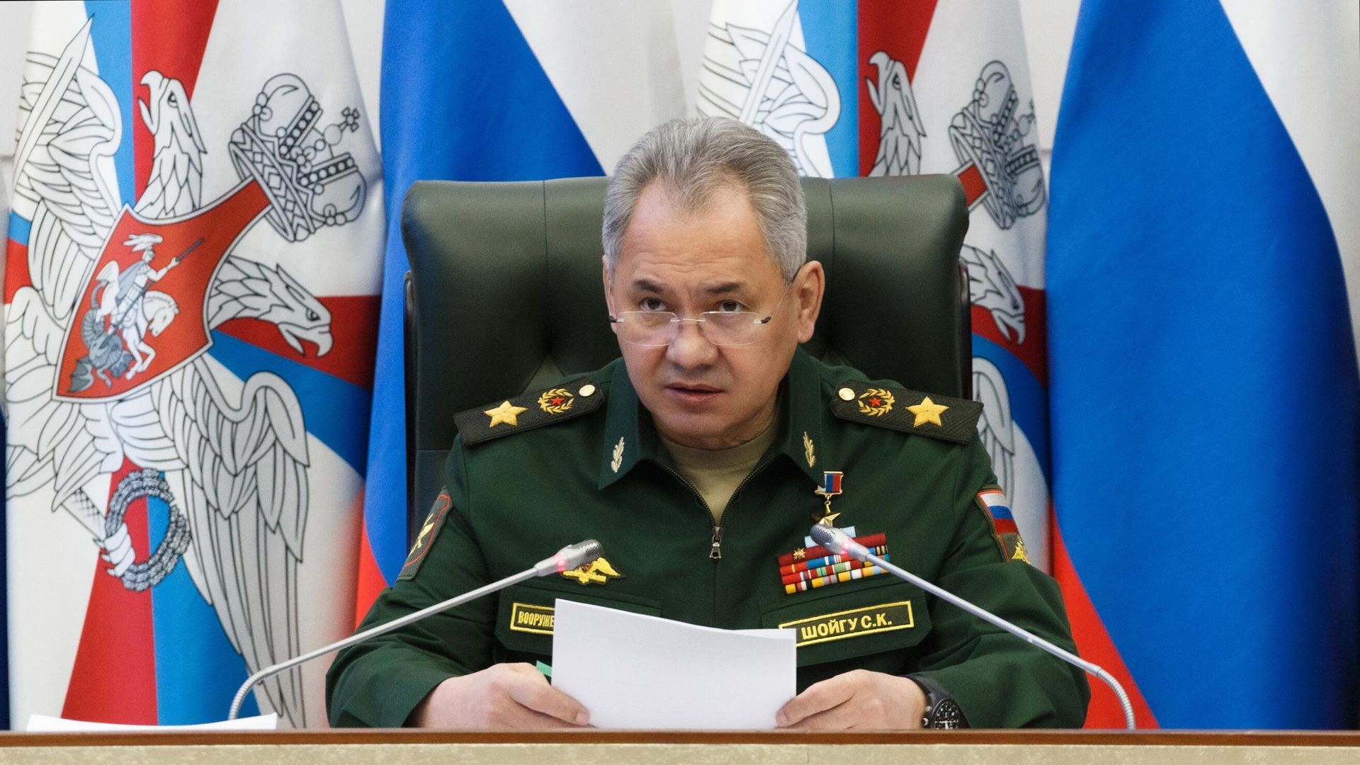 Russian Defence Minister Sergei Shoigu Russian Defence Minister Sergei Shoigu - Sputnik International, 1920, 21.12.2022