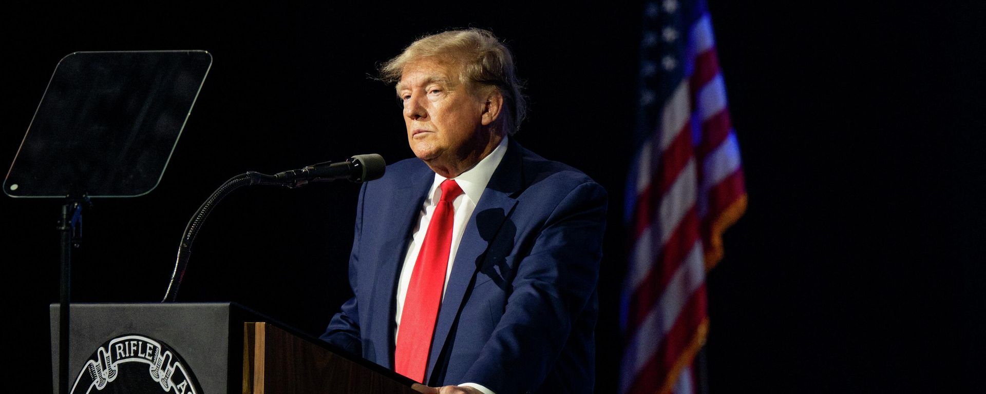 Former U.S. President Donald Trump speaks during the National Rifle Association (NRA) annual convention at the George R. Brown Convention Center on May 27, 2022 in Houston, Texas. - Sputnik International, 1920, 09.06.2022