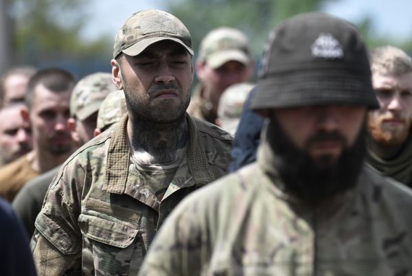 Ukrainian prisoners of war in a penitentiary facility in the Donetsk People's Republic. - Sputnik International
