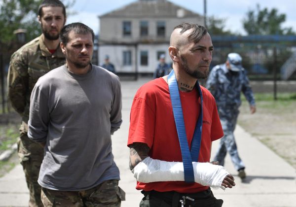 Ukrainian prisoners of war in a penitentiary facility in the Donetsk People's Republic. - Sputnik International