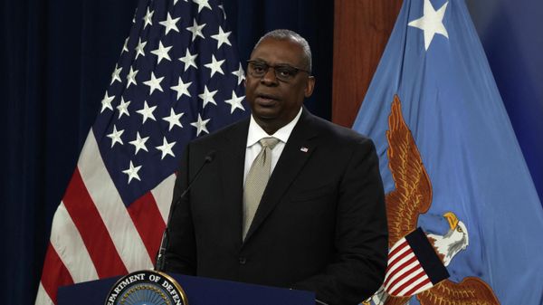 U.S. Secretary of Defense Lloyd Austin participates in a news briefing at the Pentagon May 23, 2022 in Arlington, Virginia - Sputnik International