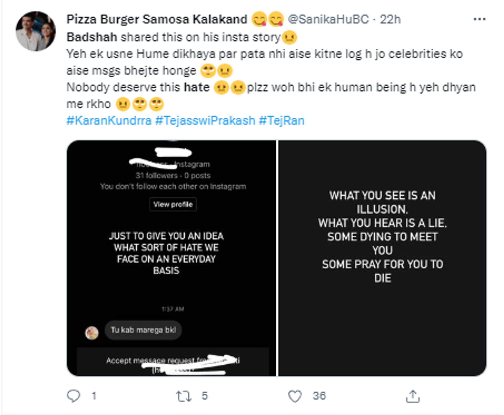 Indian rapper Badshah reacts to hate messages received after condoling the demise of singing legend KK  - Sputnik International, 1920, 02.06.2022