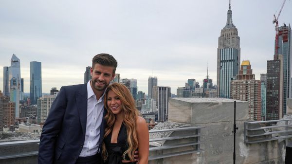 Colombian musician Shakira and partner Kosmoa Founder and President, Spanish football player Gerard Pique attend the Davis Cup Presentation on September 5, 2019 in New York.  - Sputnik International