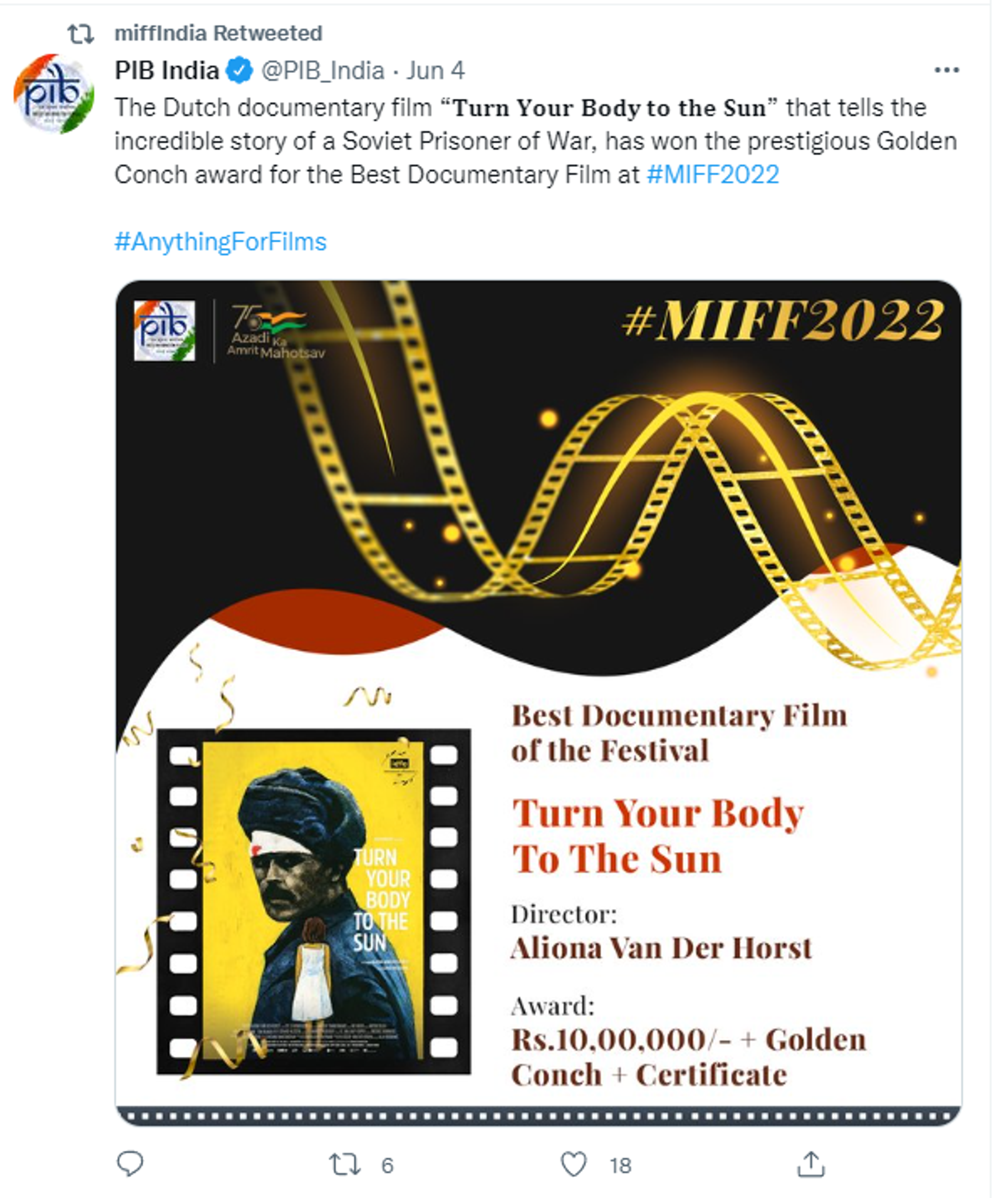 17th Mumbai International Film Festival (MIFF) witnesses gala closing ceremony in India - Sputnik International, 1920, 06.06.2022