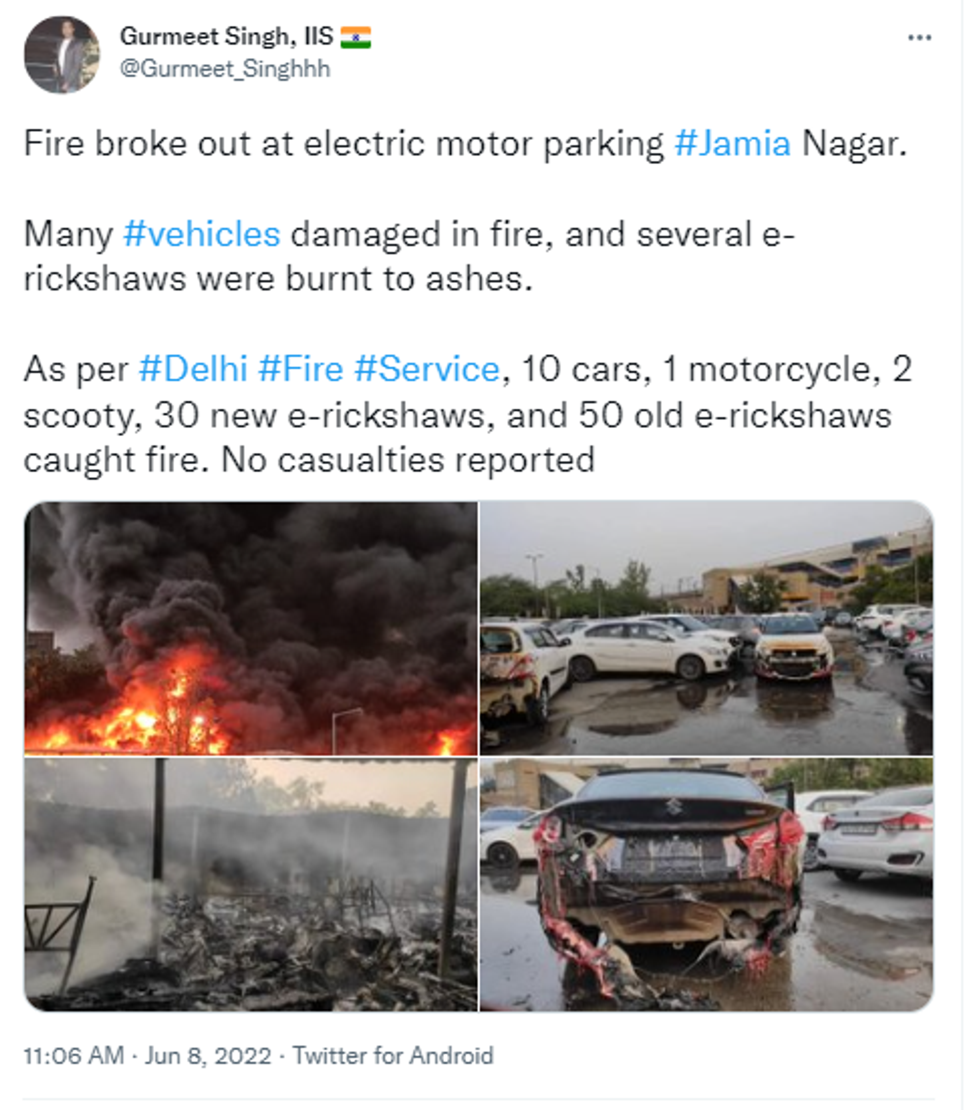Delhi Witnesses Another Massive Fire - Sputnik International, 1920, 08.06.2022