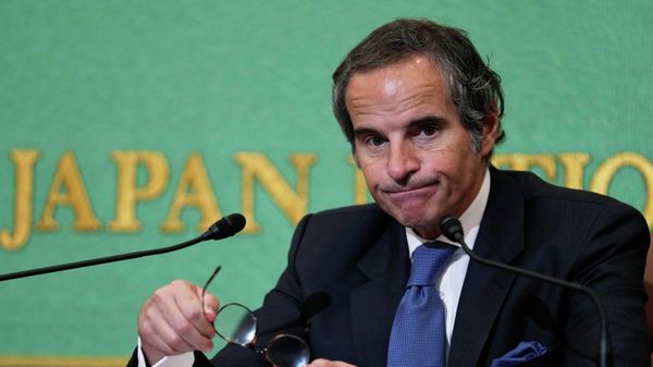 Director General of the International Atomic Energy Agency (IAEA) Rafael Grossi speaks during a news conference in Tokyo, Friday, May 20, 2022. (AP Photo/Hiro Komae) - Sputnik International