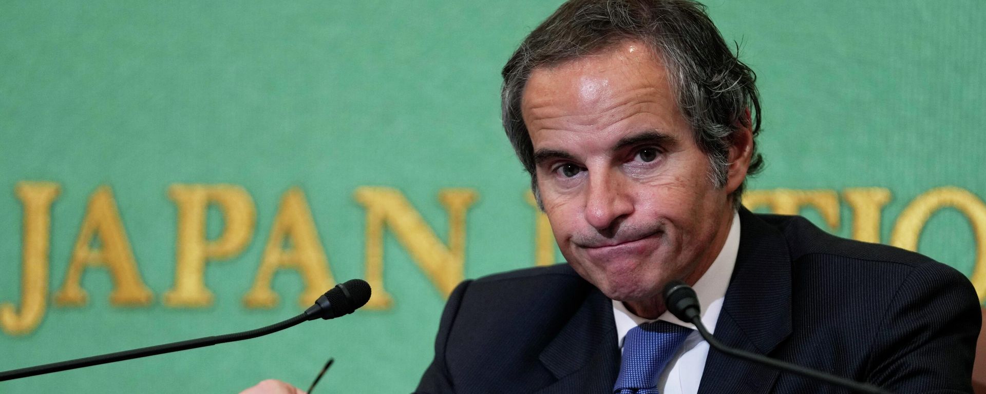Director General of the International Atomic Energy Agency (IAEA) Rafael Grossi speaks during a news conference in Tokyo, Friday, May 20, 2022. (AP Photo/Hiro Komae) - Sputnik International, 1920, 09.06.2022