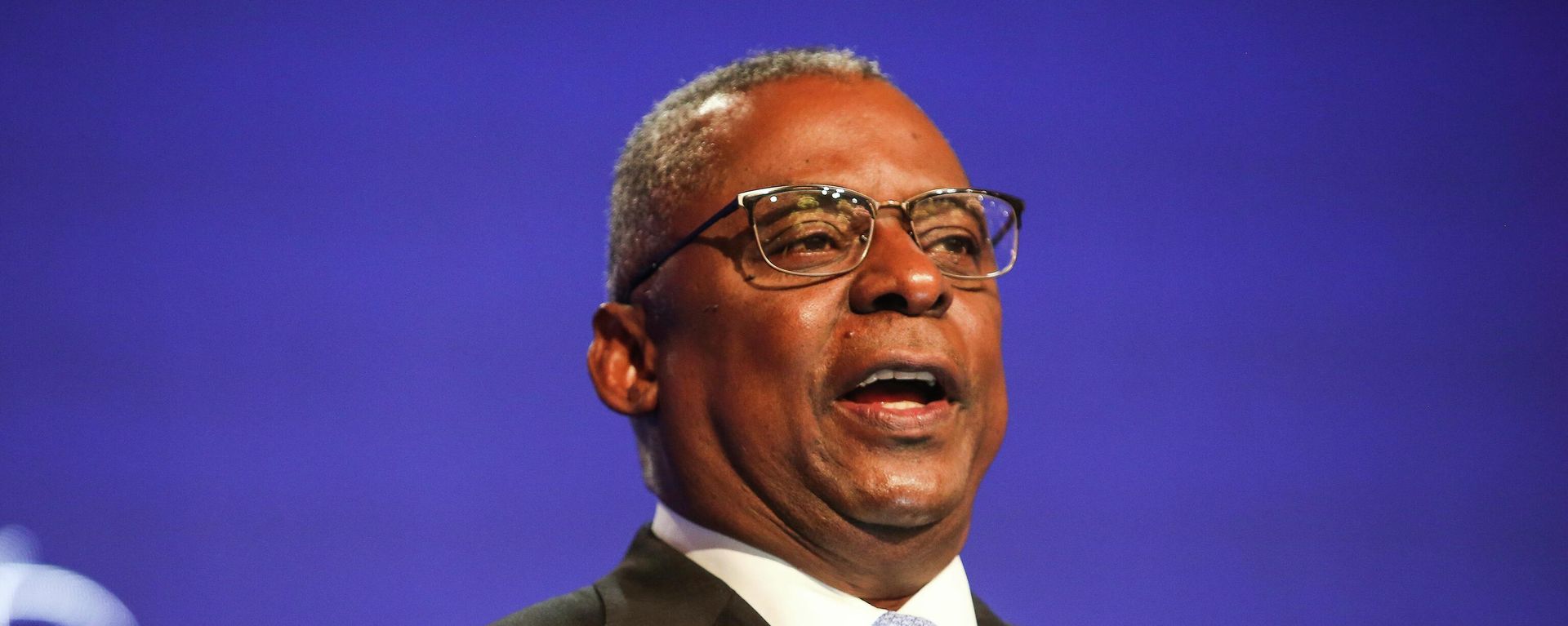 U.S. Defense Secretary Lloyd Austin speaks during a plenary session at the 19th International Institute for Strategic Studies (IISS) Shangri-la Dialogue, Asia's annual defense and security forum, in Singapore, Saturday, June 11, 2022. - Sputnik International, 1920, 09.01.2024
