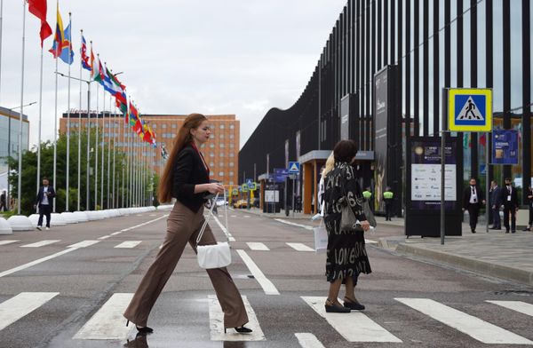 Participants of the 25th St. Petersburg International Economic Forum. - Sputnik International