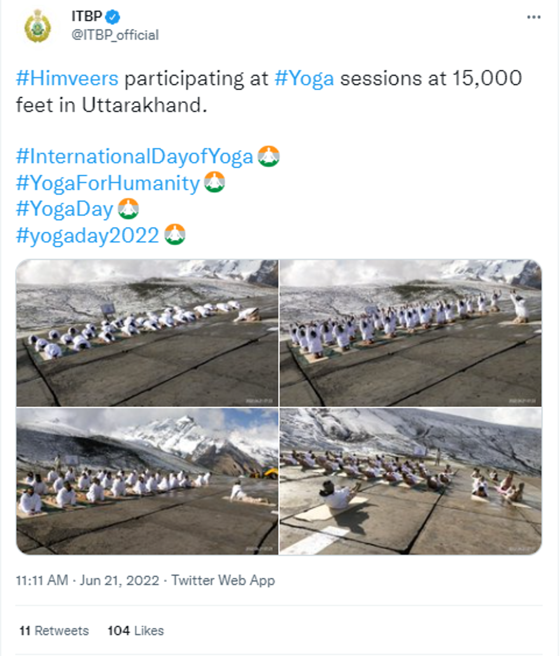 ITBP Troopers Performing Yoga in Uttarakhand - Sputnik International, 1920, 21.06.2022