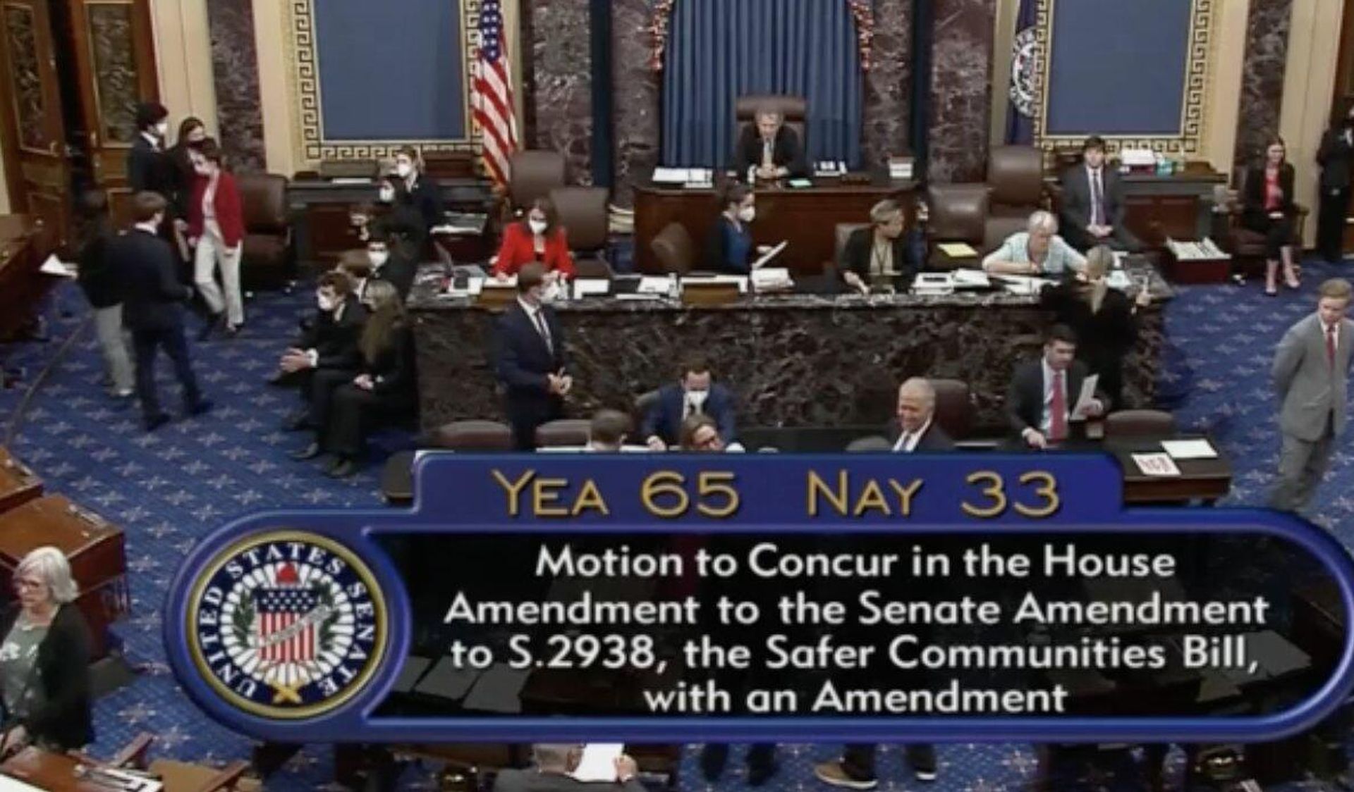 US Senate passes #gunsafety legislation, sending the measure to the House of Representives. - Sputnik International, 1920, 24.06.2022