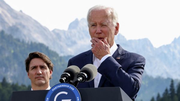Президент США Джо Байден выступает на саммите G7 в Германии - Sputnik International