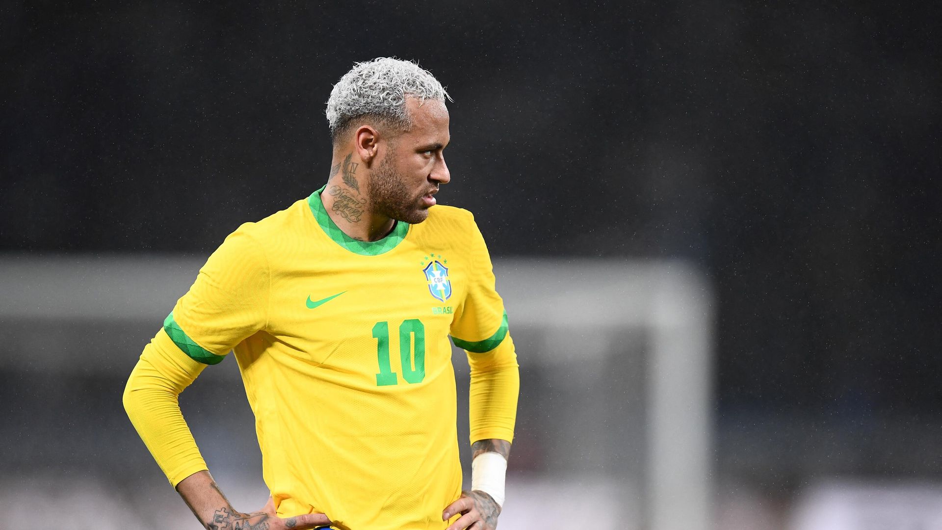 Brazil's forward Neymar looks on during the friendly football match between Japan and Brazil at the National Stadium in Tokyo on June 6, 2022. Brazil's forward Neymar looks on during the friendly football match between Japan and Brazil at the National Stadium in Tokyo on June 6, 2022. - Sputnik International, 1920, 01.07.2022