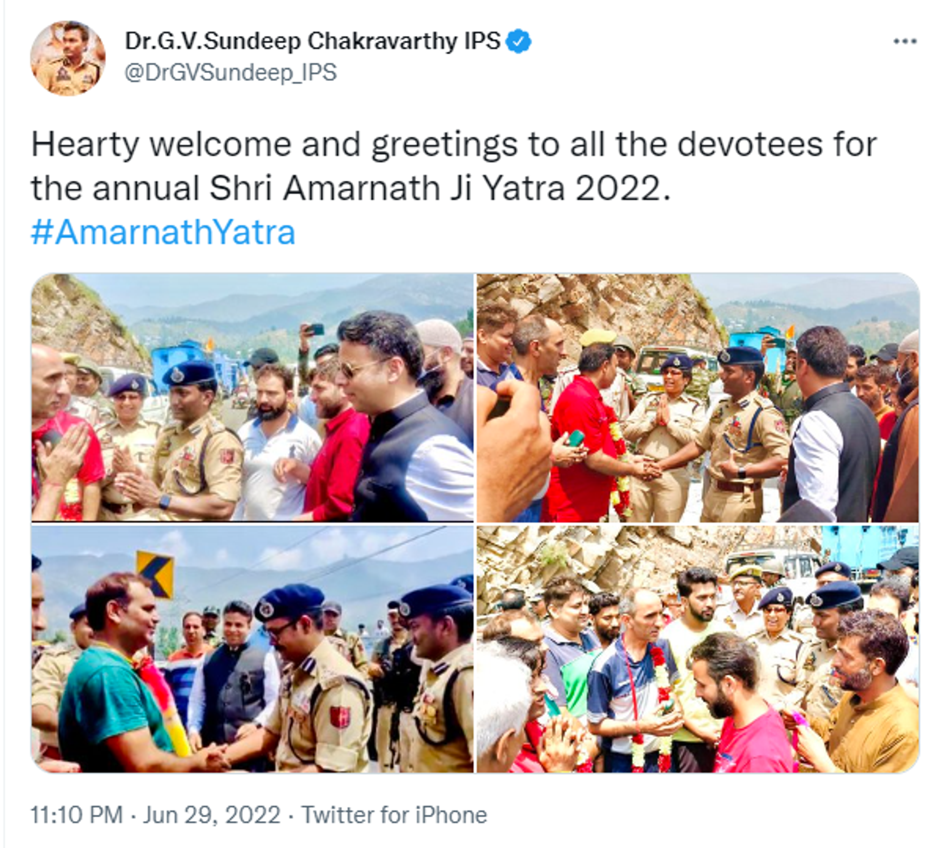 Devotees of Lord Shiva Started from Jammu for Amarnath Pilgrimage on Wednesday - Sputnik International, 1920, 30.06.2022