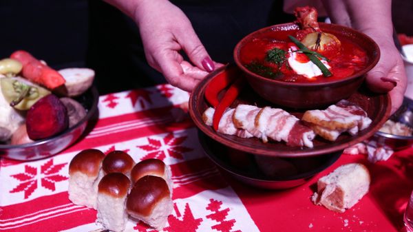 Borscht cooking event in Ukraine - Sputnik International