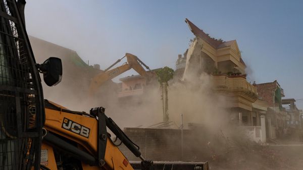 FILE- Authorities demolish the residence of activist Javed Ahmad they say has been constructed illegally in Prayagraj, India, Sunday, June 12, 2022. FILE- Authorities demolish the residence of activist Javed Ahmad they say has been constructed illegally in Prayagraj, India, Sunday, June 12, 2022. - Sputnik International