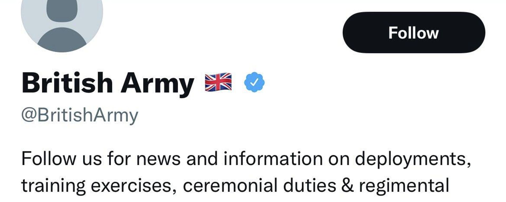 A screenshot of the British Army's official Twitter account - Sputnik International, 1920, 03.07.2022
