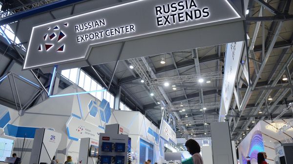 Stand of JSC Russian Export Center (REC) at the international industrial exhibition INNOPROM-2019 in Yekaterinburg - Sputnik International
