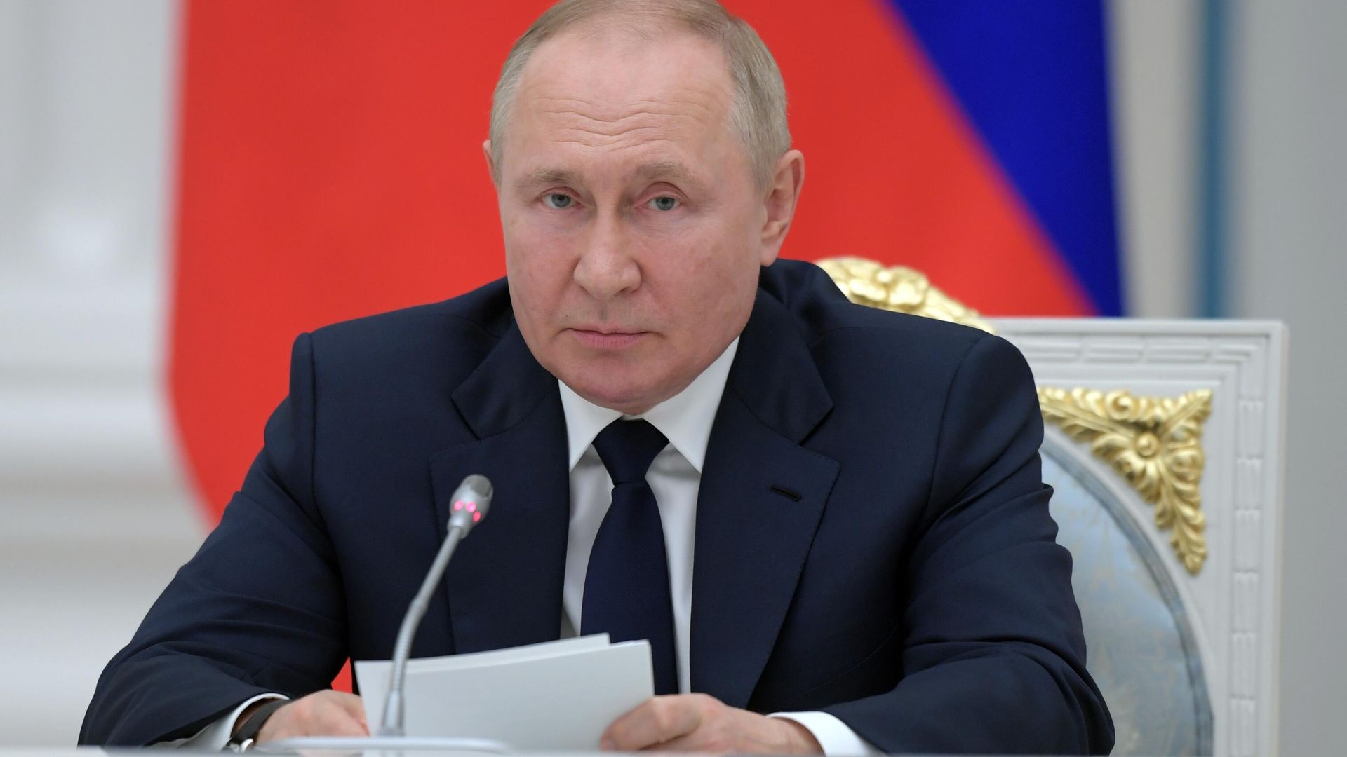 Russian President Vladimir Putin meets with leaders of the Russian Duma on Thursday, July 7, 2022. - Sputnik International, 1920, 07.07.2022