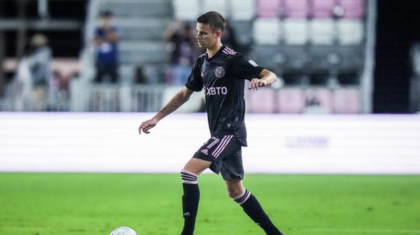 FORT LAUDERDALE, FLORIDA - JANUARY 26: Romeo Beckham #37 of Inter Miami CF controls the ball against Club Universitario de Deportes during the second half at DRV PNK Stadium on January 26, 2022 in Fort Lauderdale, Florida.    - Sputnik International