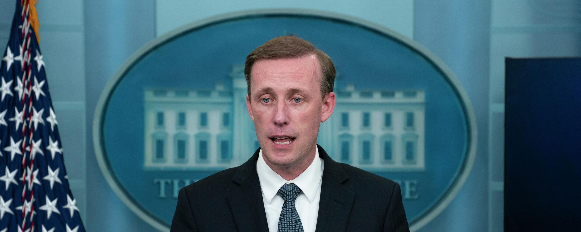 White House national security adviser Jake Sullivan speaks during a press briefing at the White House, Monday, July 11, 2022, in Washington.  - Sputnik International, 1920, 07.02.2023