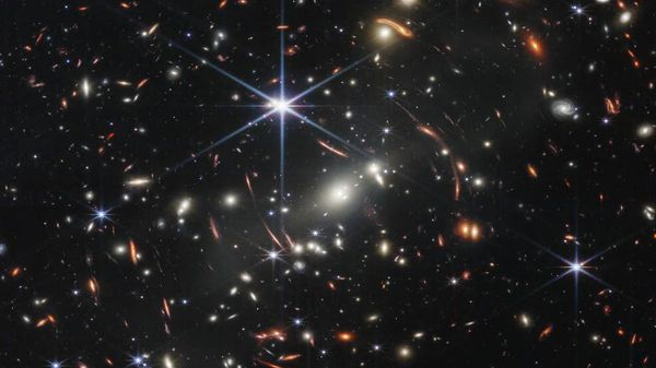 NASA’s James Webb Space Telescope has produced the deepest and sharpest infrared image of the distant universe to date. Known as Webb’s First Deep Field, this image of galaxy cluster SMACS 0723 is overflowing with detail. NASA’s James Webb Space Telescope has produced the deepest and sharpest infrared image of the distant universe to date. Known as Webb’s First Deep Field, this image of galaxy cluster SMACS 0723 is overflowing with detail. - Sputnik International