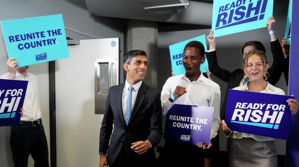 Rishi Sunak, Britain's former chancellor of the exchequer and candidate to become the next prime minister, arrives to deliver a speech at the Queen Elizabeth II Centre in London on July 12, 2022.  - Sputnik International