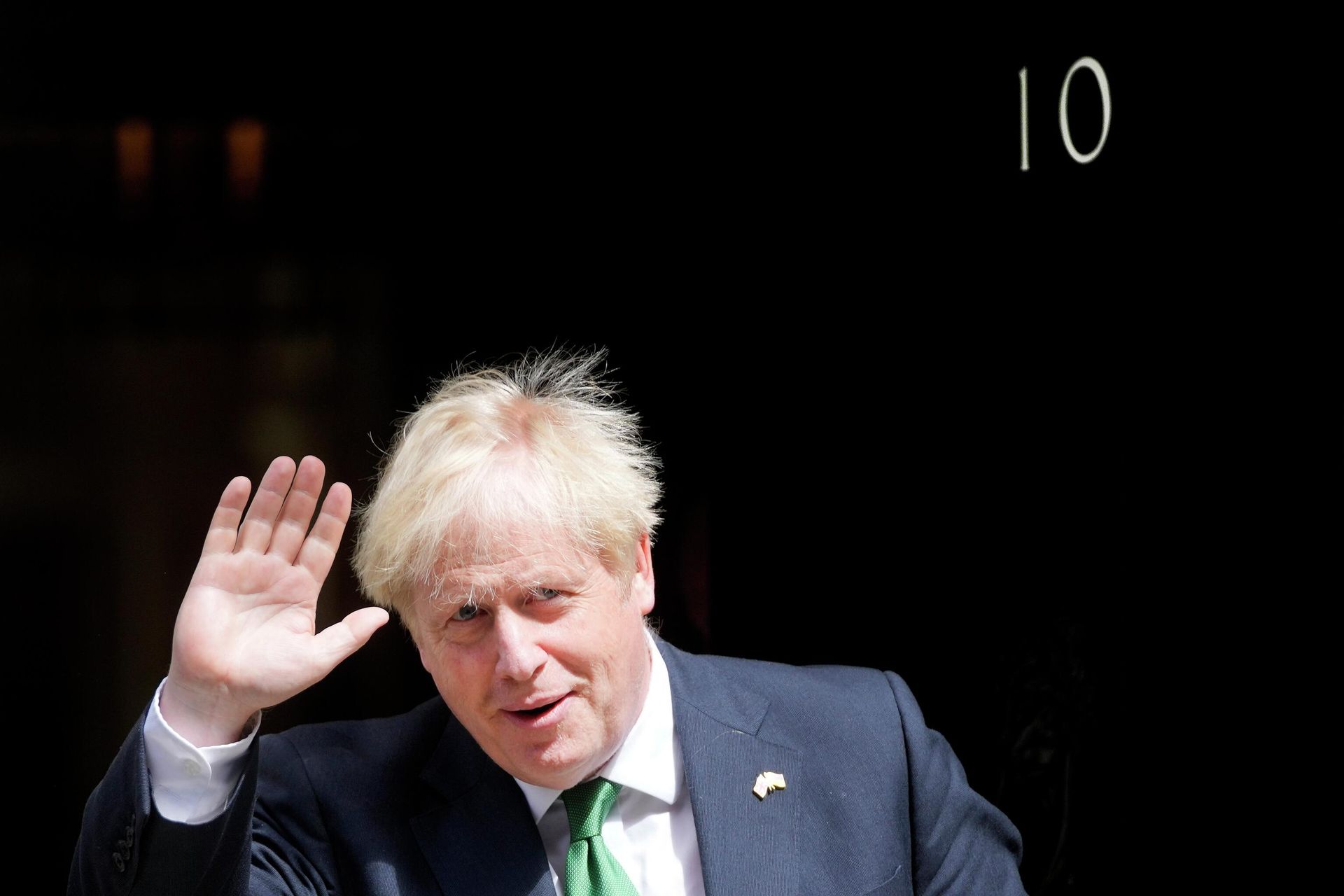 Britain's Prime Minister Boris Johnson leaves 10 Downing Street to attend the weekly Prime Ministers' Questions - Sputnik International, 1920, 28.08.2022
