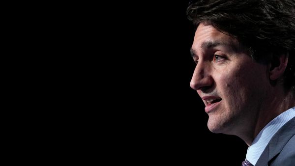 Canada's Prime Minister Justin Trudeau speaks during a media conference at a NATO summit in Madrid, Spain on Thursday, June 30, 2022. - Sputnik International
