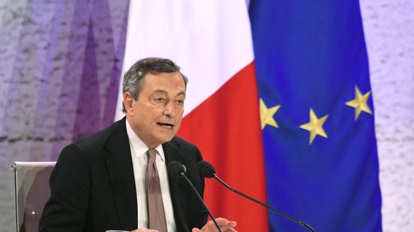Italian Prime Minister Mario Dragh - Sputnik International