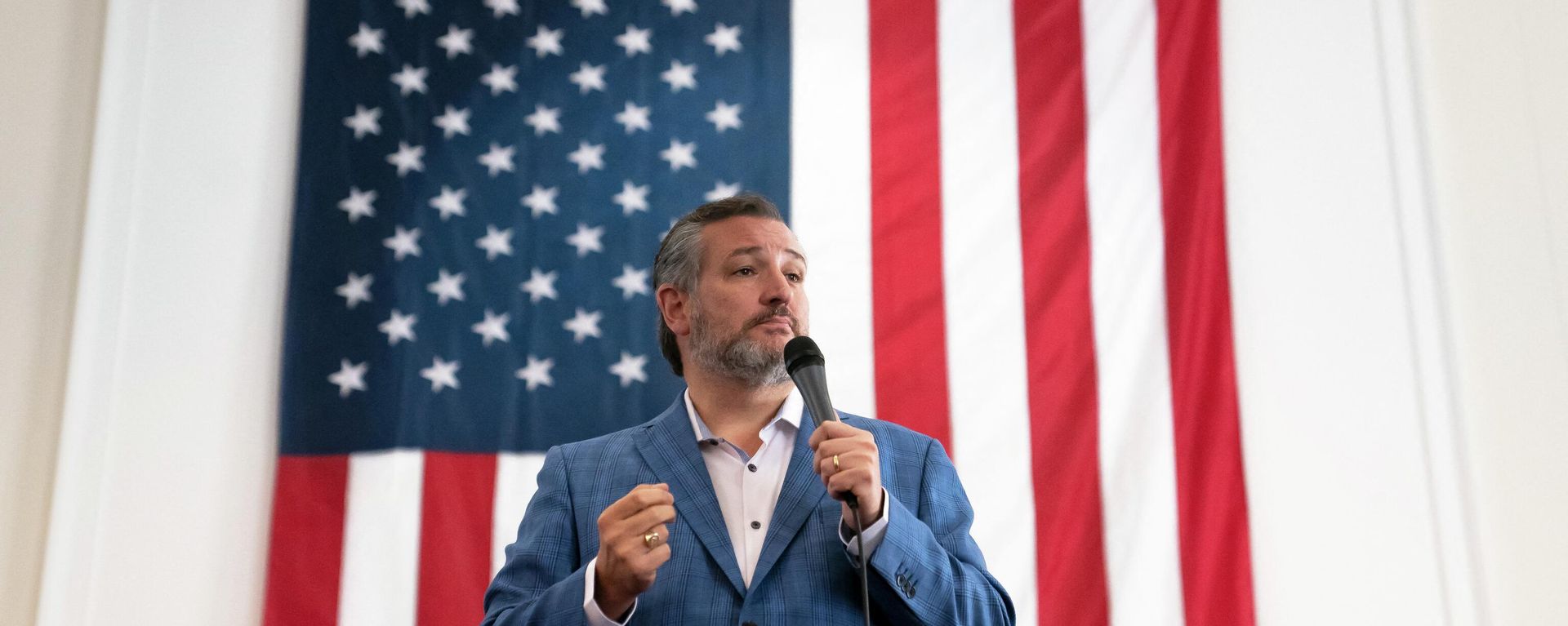 Sen. Ted Cruz (R-TX) speaks during a campaign event for Yesli Vega, a candidate for the 7th Congressional District, on June 20, 2022 in Fredericksburg, Virginia. - Sputnik International, 1920, 17.07.2022