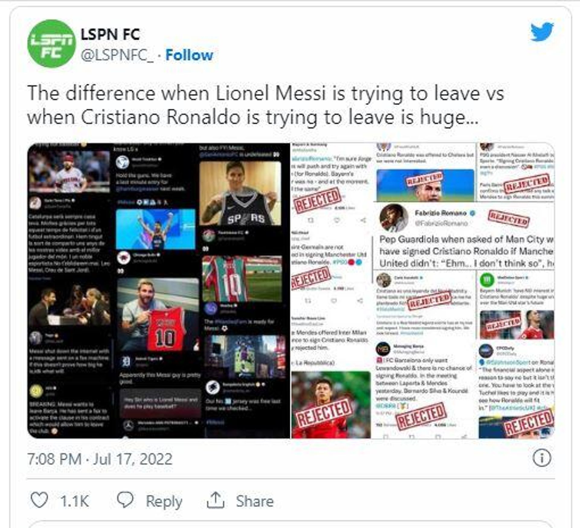 Screenshot of a tweet from a Ronaldo basher Screenshot of a tweet from a Ronaldo basher - Sputnik International, 1920, 18.07.2022