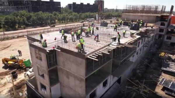 Construction of new residential buildings in Mariupol - Sputnik International