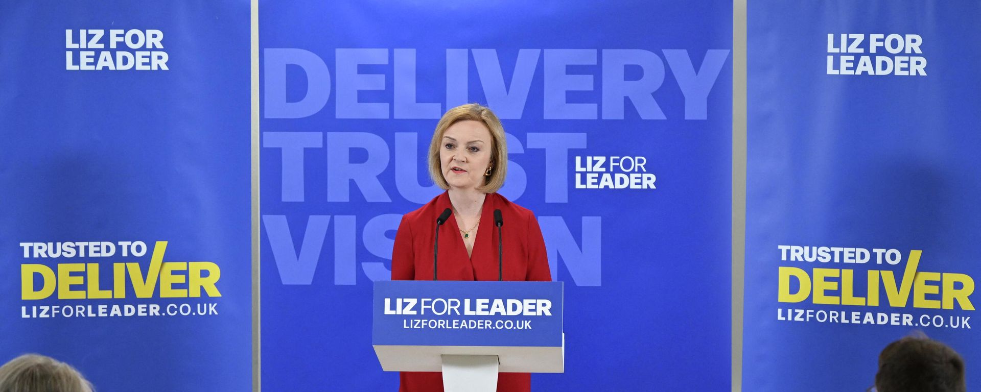 Britain's Foreign Secretary Liz Truss delivers a speech at the launch of her campaign to become the next leader of the Conservative party in London on July 14, 2022. - - Sputnik International, 1920, 21.07.2022