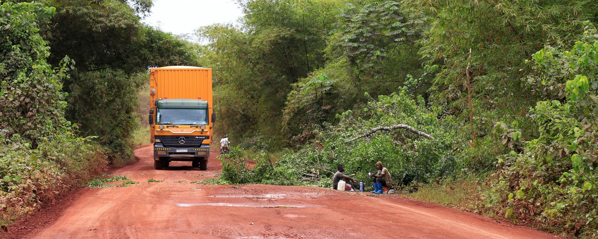 Small artisanal loggers sit resting on the RN4 in the heart of the Congo Basin forest near Kisangani in the northeast of the Democratic Republic of Congo on September 25, 2019 - Sputnik International, 1920, 24.07.2022