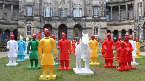 Chinese Lanterns, Old College Quad, near to Edinburgh, Great Britain - Sputnik International