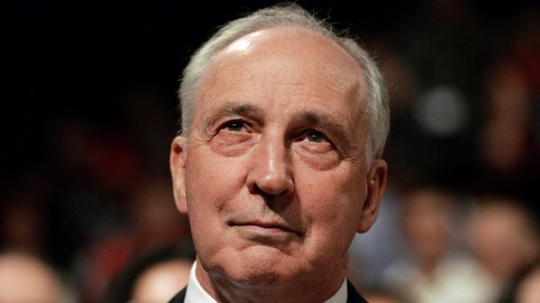 Australian former Prime Minister Paul Keating listens during a campaign launch in Sydney, Sunday, June 19, 2016. - Sputnik International