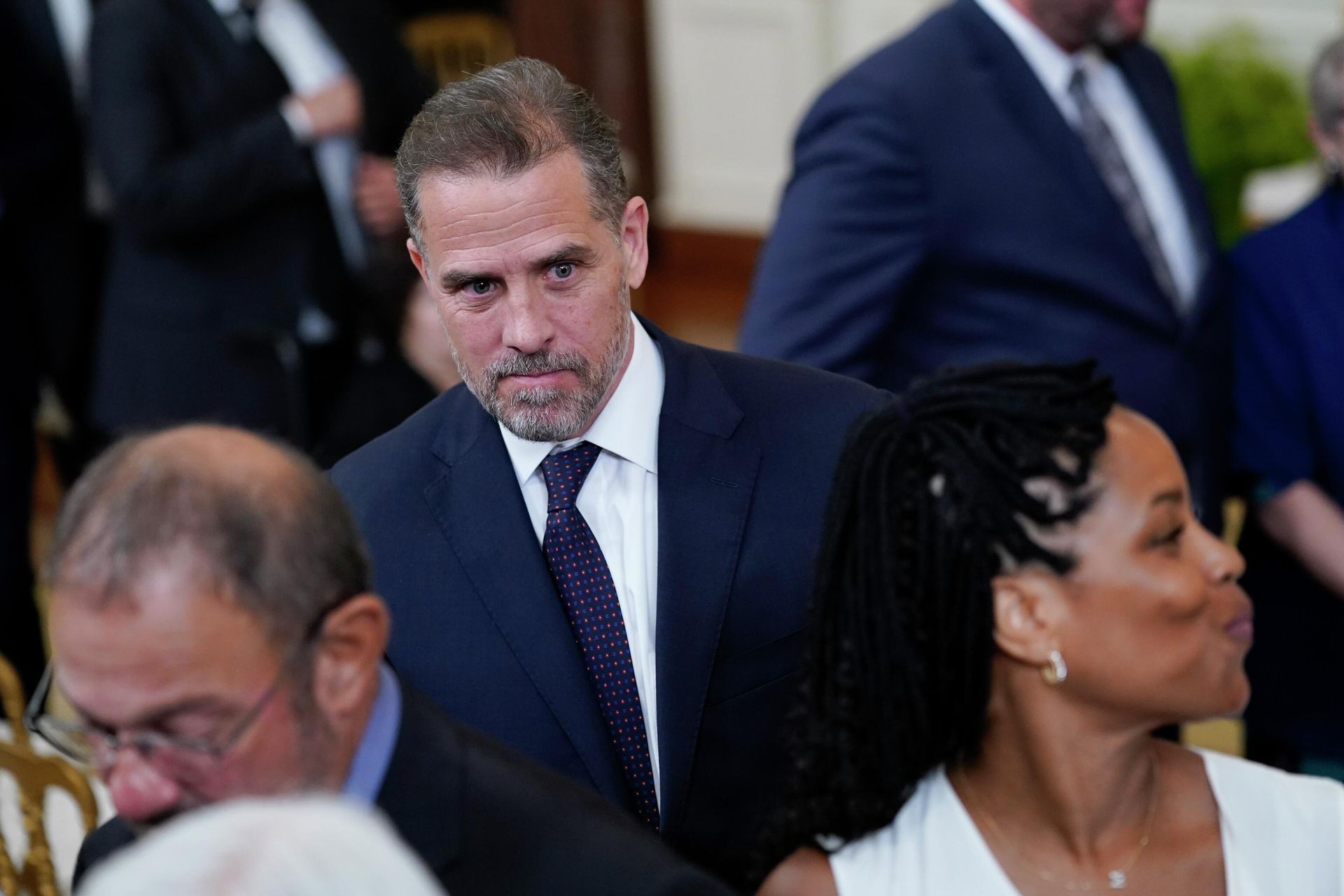 Hunter Biden leaves after President Joe Biden awarded the Presidential Medal of Freedom to 17 people during a ceremony in the East Room of the White House in Washington, Thursday, July 7, 2022 Hunter Biden leaves after President Joe Biden awarded the Presidential Medal of Freedom to 17 people during a ceremony in the East Room of the White House in Washington, Thursday, July 7, 2022 - Sputnik International, 1920, 26.08.2022